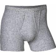 JBS Kalsonger Basic Fly Boxer Grå bomull XX-Large Herr