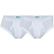 JBS Kalsonger 2P Organic Cotton Brief Vit ekologisk bomull Medium Herr