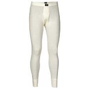 JBS Långkalsonger Wool Long Johns With Fly Creme ull X-Large Herr