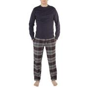 Jockey Pyjama 11 Mix Cotton Blå/Grå bomull Medium Herr