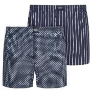 Jockey Kalsonger 2P Woven Boxer Shorts Marin bomull XX-Large Herr