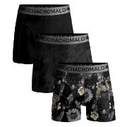 Muchachomalo Kalsonger 3P Cotton Stretch Panther Boxer Svart bomull Me...