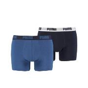 Puma Kalsonger 2P Basic Boxer Marin/Blå bomull Large Herr