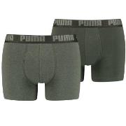 Puma Kalsonger 2P Basic Boxer Grön bomull X-Large Herr