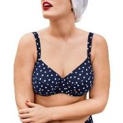 Rosa Faia Blue Dots Luna Big Cup Bikini Bra Marin F 38 Dam