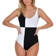 Saltabad Jackie Swimsuit Svart mönstrad polyester 36 Dam