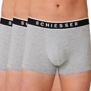 Schiesser Kalsonger 3P 95-5 Organic Cotton Rio Boxer Grå Large Herr