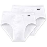 Schiesser Kalsonger 2P Essentials Fine Rib Sports Briefs Vit bomull X-...