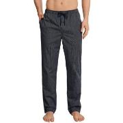 Schiesser Mix and Relax Woven Lounge Pants Mörkblå vävd bomull XX-Larg...