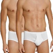 Schiesser Kalsonger 2P Original Classics Double Rib Briefs Vit bomull ...