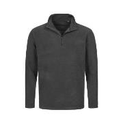 Stedman Active Fleece Half-Zip For Men Grå polyester Medium Herr