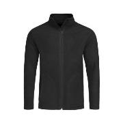 Stedman Active Fleece Jacket For Men Svart polyester X-Large Herr