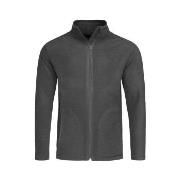 Stedman Active Fleece Jacket For Men Grå polyester Medium Herr