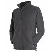 Stedman Active Fleece Jacket For Men Grå polyester Large Herr