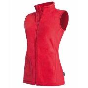 Stedman Active Fleece Vest For Women Röd polyester Medium Dam