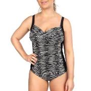 Trofe Graphic Bali Swimsuit Svart/Vit B 38 Dam