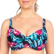 Trofe Tropical Nice Underwired Bikini Bra Svart blommig D 38 Dam