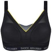 Shock Absorber BH Active Shaped Support Bra Svart/Gul F 75 Dam