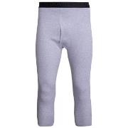 Dovre Three Quarter Long Johns Grå bomull Large Herr