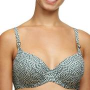 Femilet Aztec Java Sustainable UW Bikini Bra Grön Mönstrad polyamid E ...