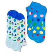 Happy socks Strumpor 2P Ice Cream Low Sock Blå Strl 41/46