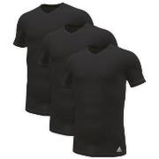 adidas 3P Active Flex Cotton V-Neck T-Shirt Svart bomull Small Herr