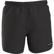 Calvin Klein Badbyxor Cool Iconic Texture Swimshorts Svart Small Herr