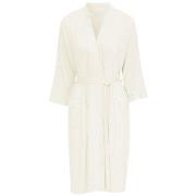 Damella Viscose Plain Lace Robe Elfenben viskos Medium Dam