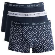 Gant Kalsonger 3P Icon G Trunk Mörkblå bomull X-Large Herr