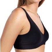 Bread and Boxers Padded Soft Bra BH Svart modal Large Dam