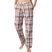 Schiesser Mix and Relax Long Flannel Pants Aprikos bomull 40 Dam