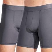 Bread and Boxers Active Boxer Brief Kalsonger 2P Grå polyester Medium ...