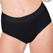Sloggi Trosor 2P Double Comfort Maxi Multi Svart bomull 44 Dam
