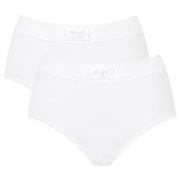 Sloggi Trosor 2P Double Comfort Maxi Multi Vit bomull 42 Dam