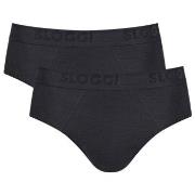 Sloggi Kalsonger 2P Men FREE Evolve Brief Svart ekologisk bomull XX-La...