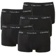 Calvin Klein Kalsonger 5P Cotton Stretch Solid Low Rise Trunks Svart b...