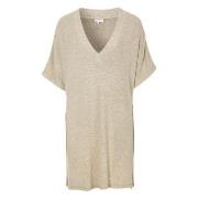 Damella Knitted Lounge Tunic Beige Small Dam