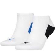 Puma Strumpor 2P Men Logo Block Sneaker Socks Vit/Svart Strl 39/42 Her...