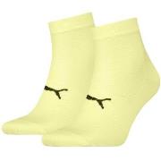 Puma Strumpor 2P Sport Light Quarter Socks Gul Strl 39/42