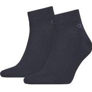 Calvin Klein Strumpor 2P Quarter Socks Marin Strl 43/46 Herr