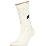 Calvin Klein Strumpor Men Icon Patch Sock Vit One Size Herr