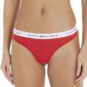 Tommy Hilfiger Trosor LOGO Waistband Thong Röd Medium Dam