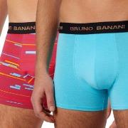 Bruno Banani Kalsonger 2P Connect Boxer Röd/Blå bomull XX-Large Herr