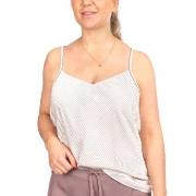 Calvin Klein Woven Viscose Camisole Creme viskos Small Dam