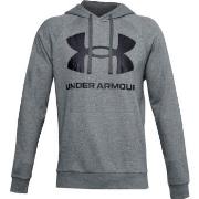 Under Armour Rival Fleece Big Logo Hoodie Grå Large Herr