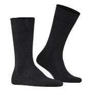 Falke Strumpor Sensitive London Socks Antracit bomull Strl 43/46 Herr