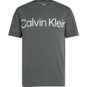 Calvin Klein Sport Pique Gym T-shirt Grön Large Herr