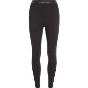 Calvin Klein Sport Ribbed 7/8 Leggins Svart polyester X-Large Dam