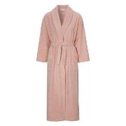 Damella Soft Velour Terry Robe Rosa Small Dam