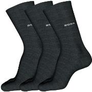 BOSS Strumpor 3P RS Finest Soft Cotton Sock Mörkgrå Strl 43/46 Herr